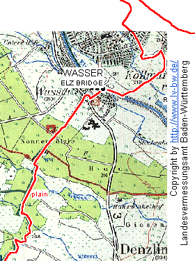 Beschreibung: Copyright of the small map shown by  Landesvermessungsamt Baden-WÃ¼rttemberg  http://www.lv-bw.de/